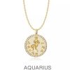 Accesorios Fetiche Suances | Collar Moneda Horoscopo Aquario