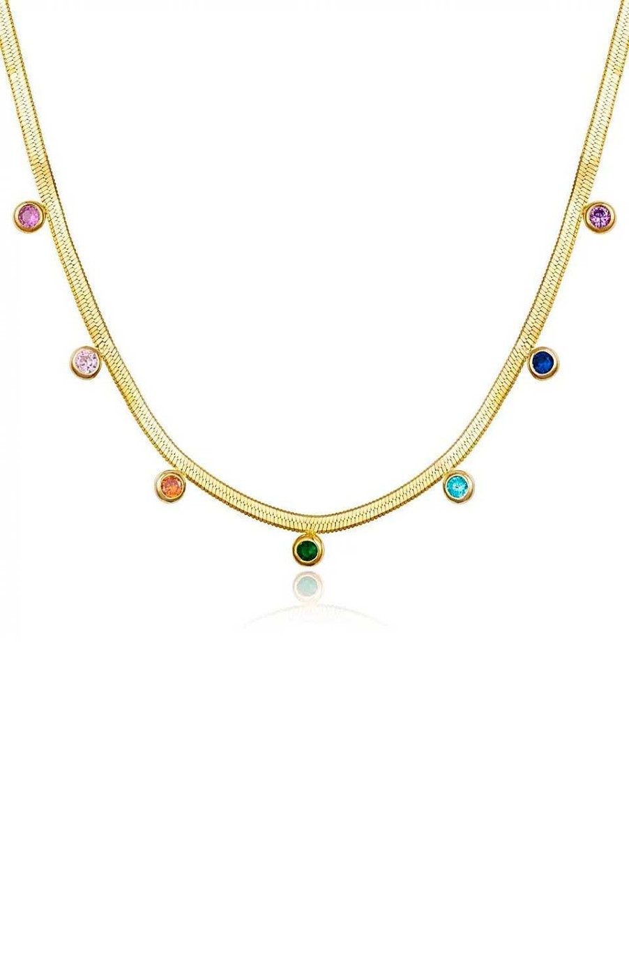 Accesorios Fetiche Suances | Collar Cadena Espiga Multicolor