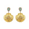 Accesorios Fetiche Suances | Pendientes Conchas Doradas