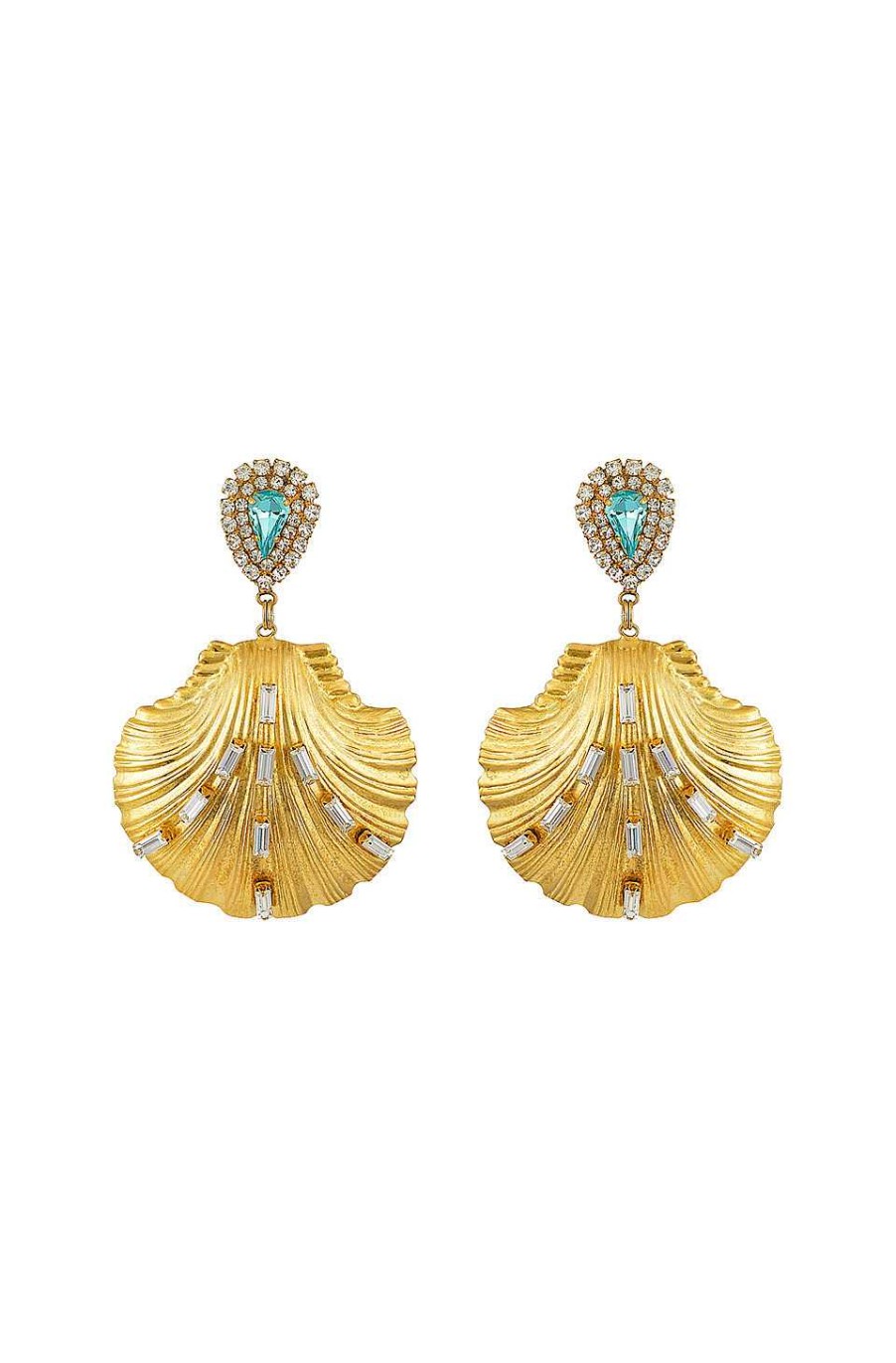 Accesorios Fetiche Suances | Pendientes Conchas Doradas
