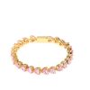 Accesorios Fetiche Suances | Pulsera Tennis Corazones Rosa