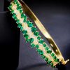 Accesorios Fetiche Suances | Pulsera Circonitas Verde Esmeralda