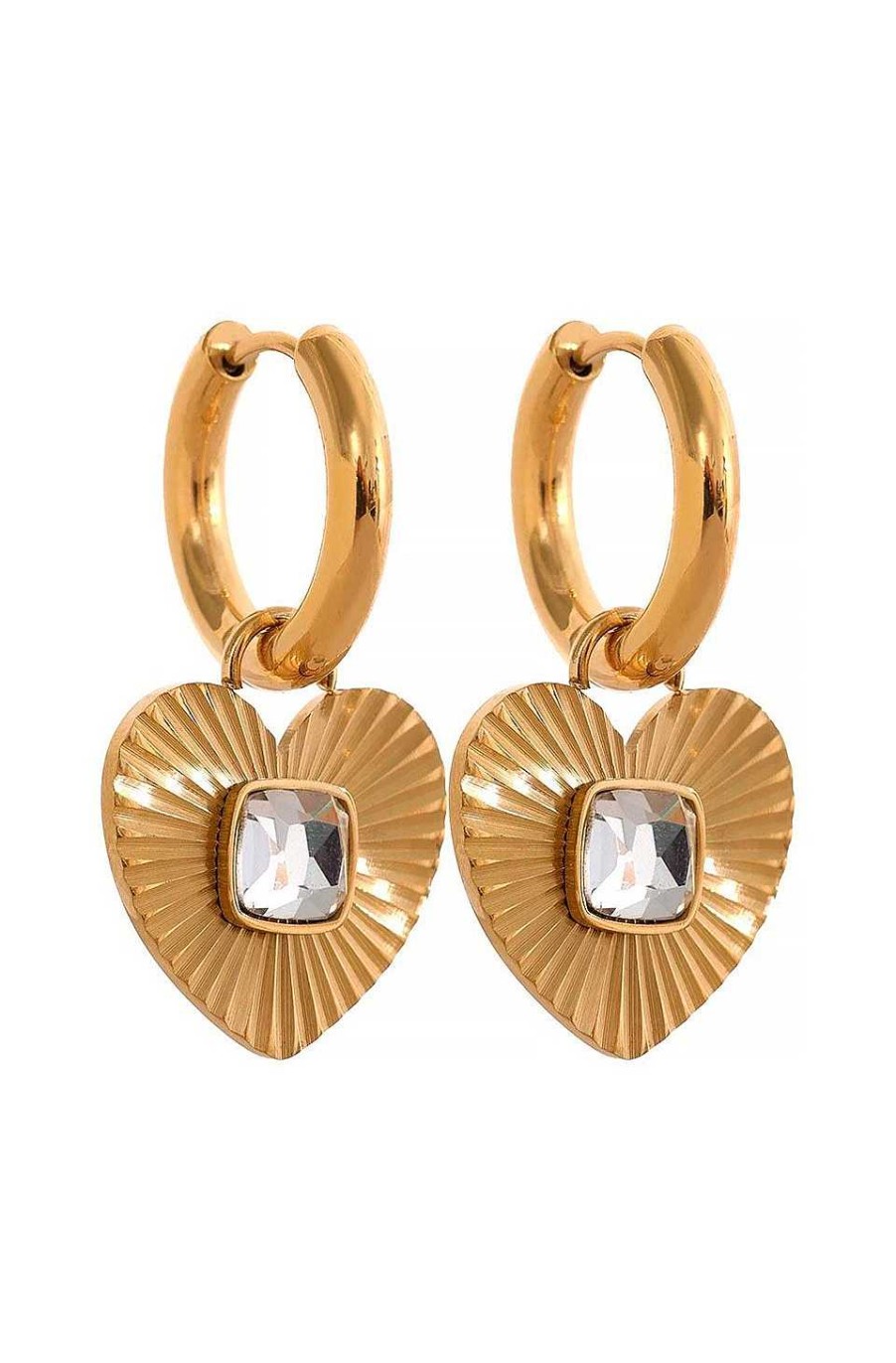 Accesorios Fetiche Suances | Pendientes Coraz N Cristal