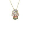 Accesorios Fetiche Suances | Collar Mano De Fatima Multicolor