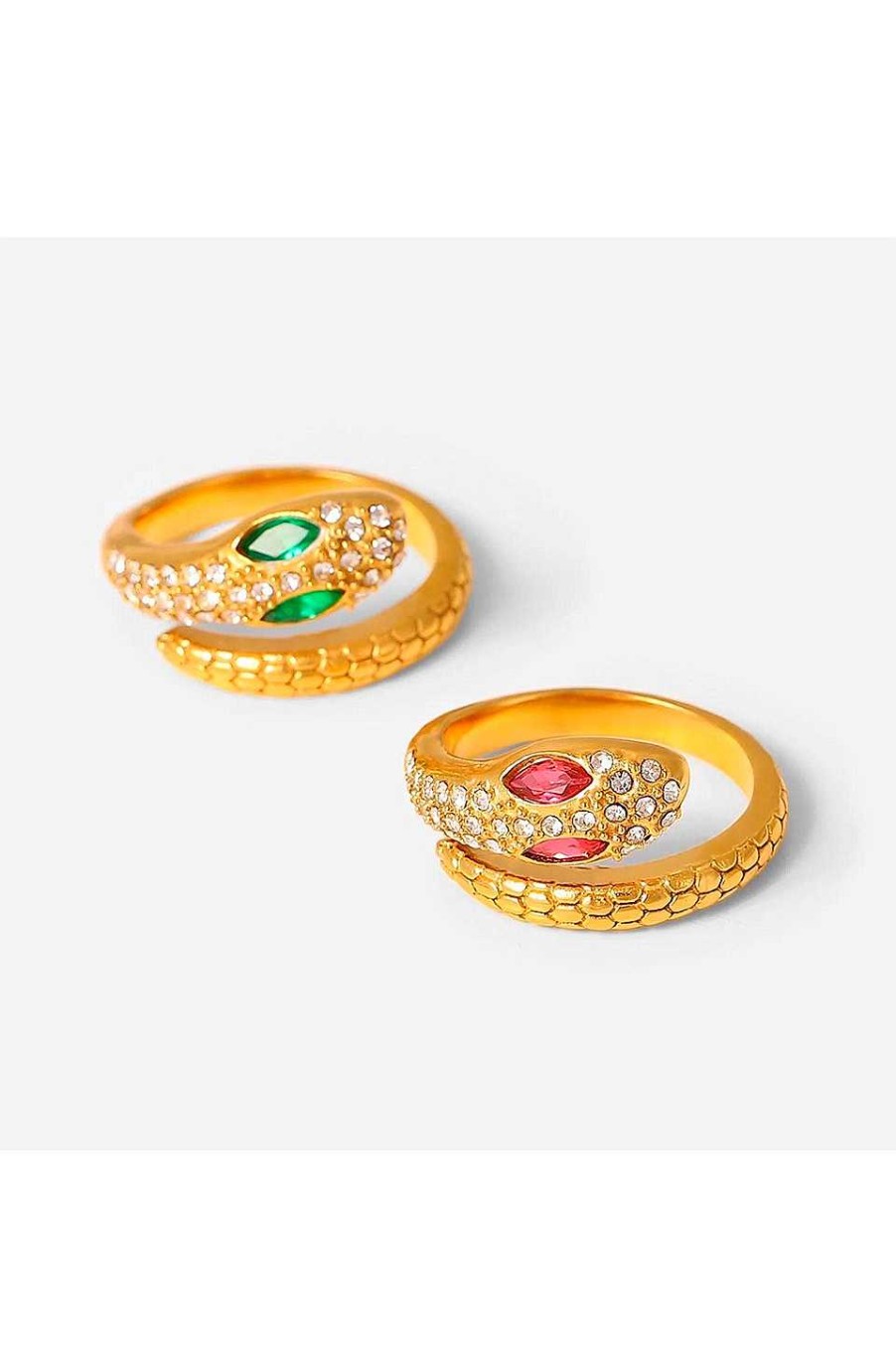 Accesorios Fetiche Suances | Anillo Serpiente Ojos Rub
