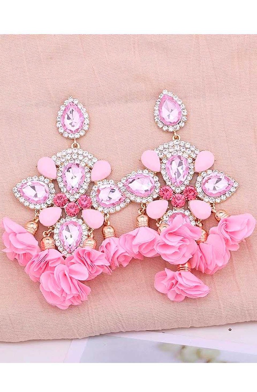 Accesorios Fetiche Suances | Pendientes Sevilla Flores Rosas