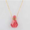 Accesorios Fetiche Suances | Collar Botellita Boho Jade Rosa