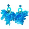 Accesorios Fetiche Suances | Pendientes Petalos Maxi Turquesa
