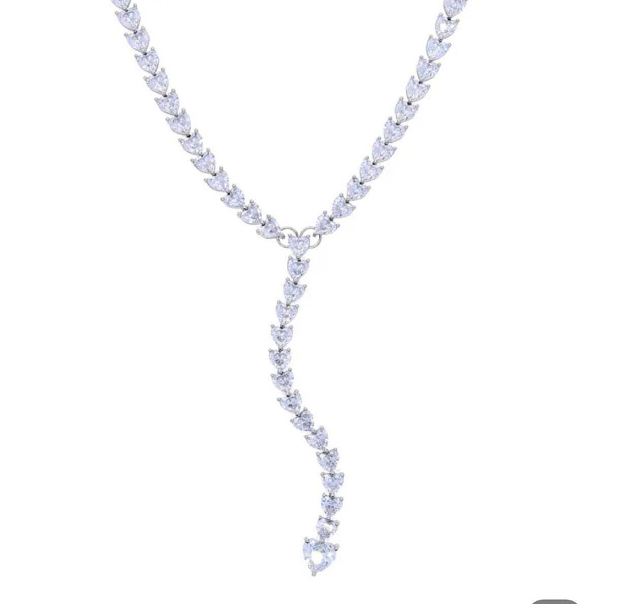 Accesorios Fetiche Suances | Collar Joya Lagrimas De Plata