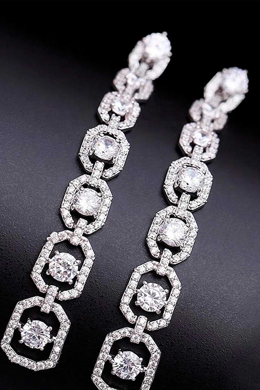 Accesorios Fetiche Suances | Pendientes Diamond De Estilo Vintage