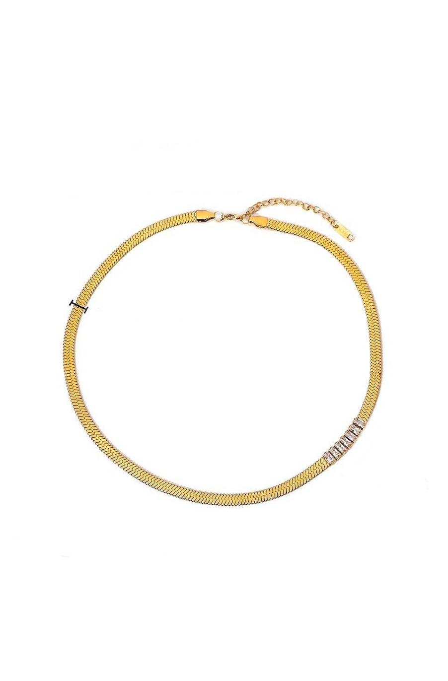 Accesorios Fetiche Suances | Collar Serpiente Cristales Plata