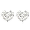 Accesorios Fetiche Suances | Pendientes Coraz N Cristales Plata