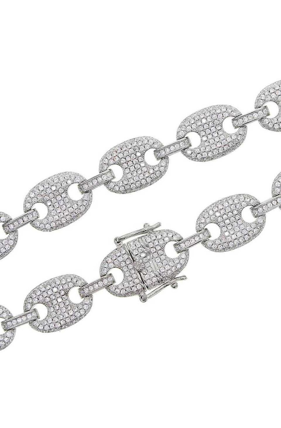 Accesorios Fetiche Suances | Collar Cadena Plata Eslabones Caf
