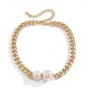 Accesorios Fetiche Suances | Collar Cadena Y Perlas
