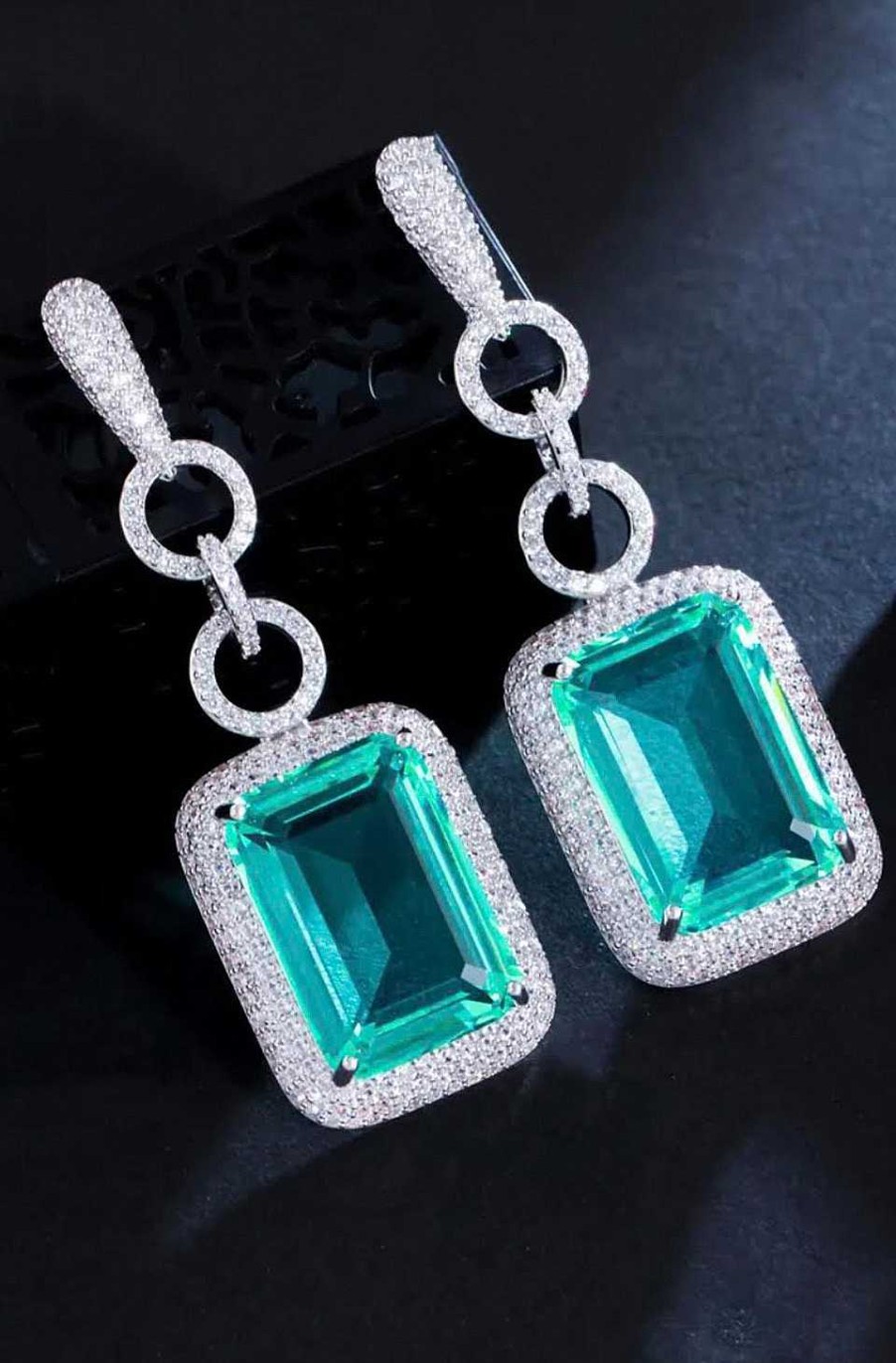 Accesorios Fetiche Suances | Pendientes Joya Verde Agua