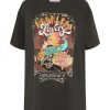 Ropa Fetiche Suances | Camiseta Keckless Lovers Biker Tee-Charcoal & The Gypsy Spell & The Gypsy