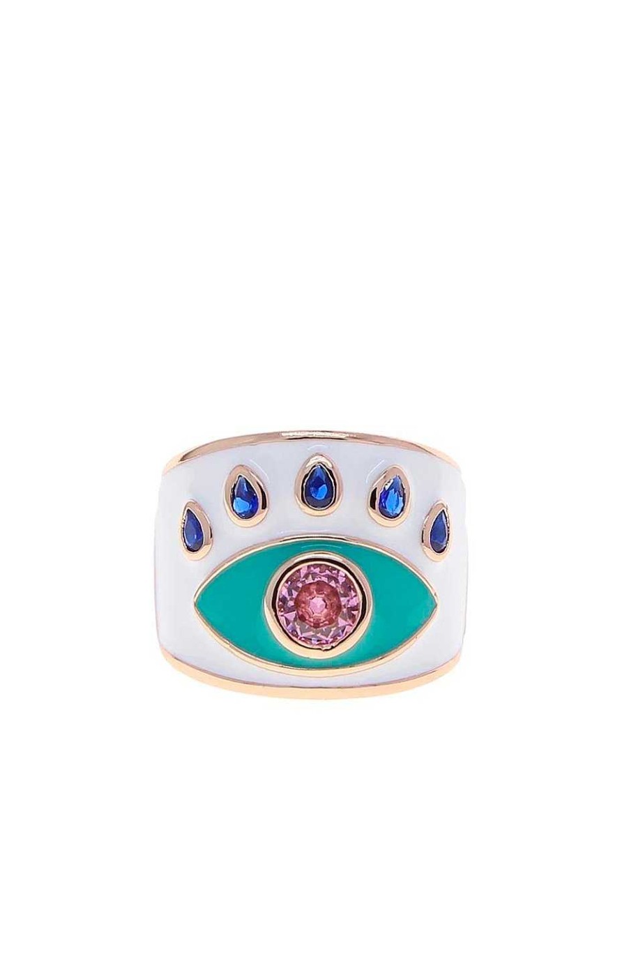 Accesorios Fetiche Suances | Anillo Ojo Celestial Blanco