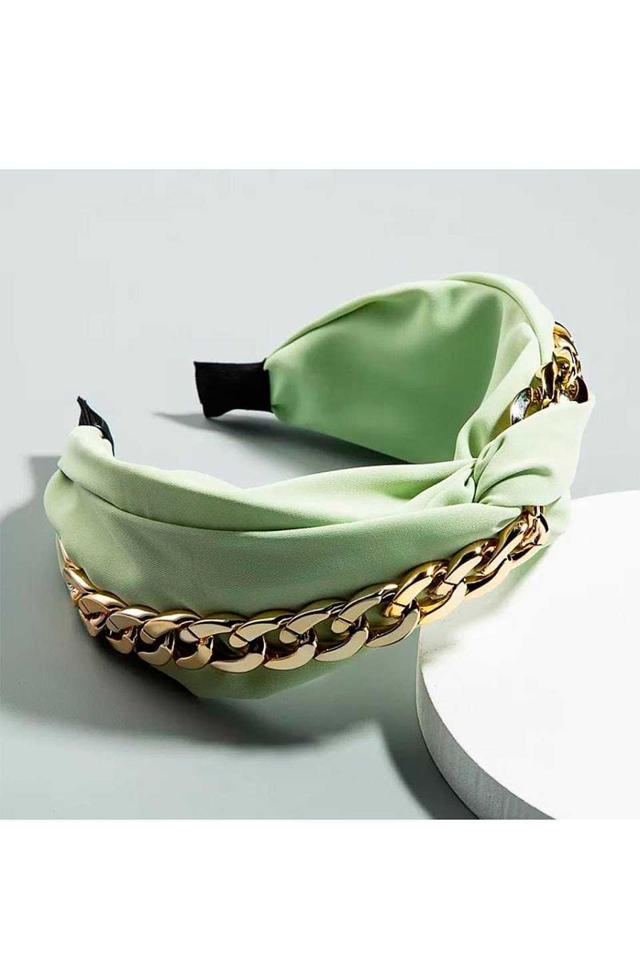 Accesorios Fetiche Suances | Diadema Turbante Verde Pastel