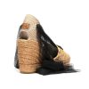 Calzado Fetiche Suances | Alpargatas Tul Negro Rafia Natural