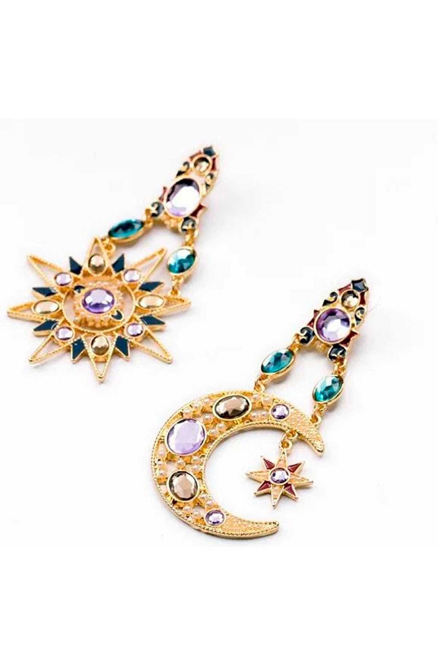 Accesorios Fetiche Suances | Pendientes Boho Luna Y Estrellas