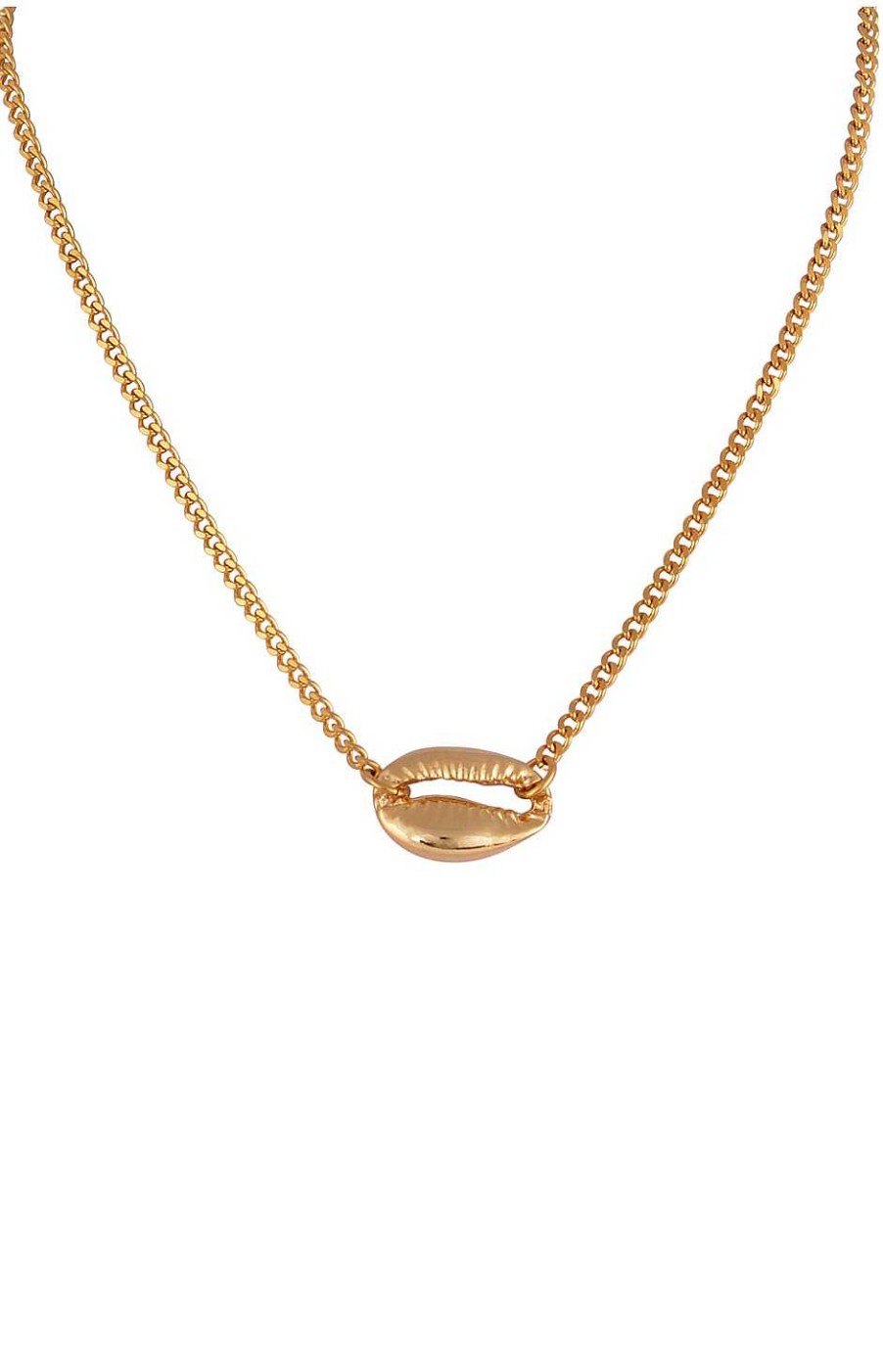 Accesorios Fetiche Suances | Collar Con Caracola Dorada