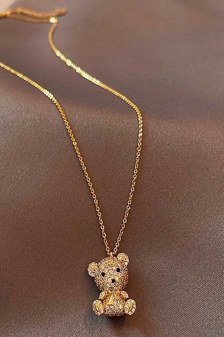 Accesorios Fetiche Suances | Collar Osito Circonitas