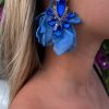 Accesorios Fetiche Suances | Pendientes Petalos Flor Azul